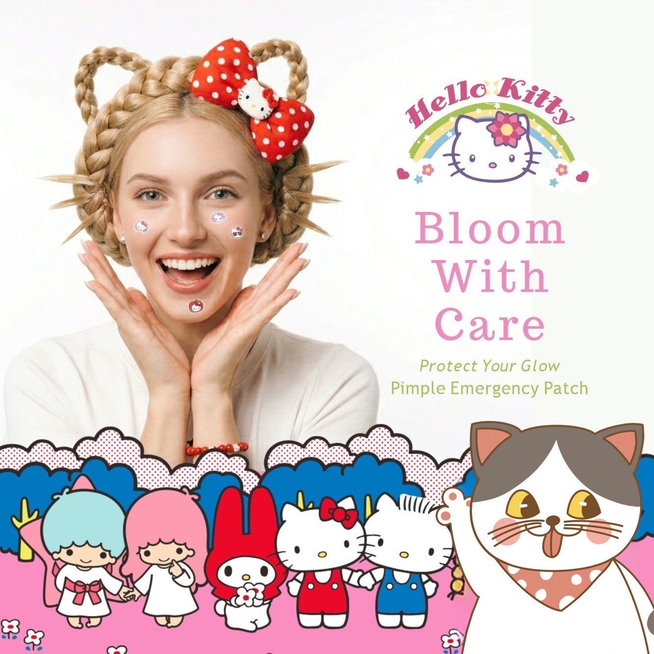 48/120PCS hello kitty Acne pat - огляд і ціна Skincare Moisturizer