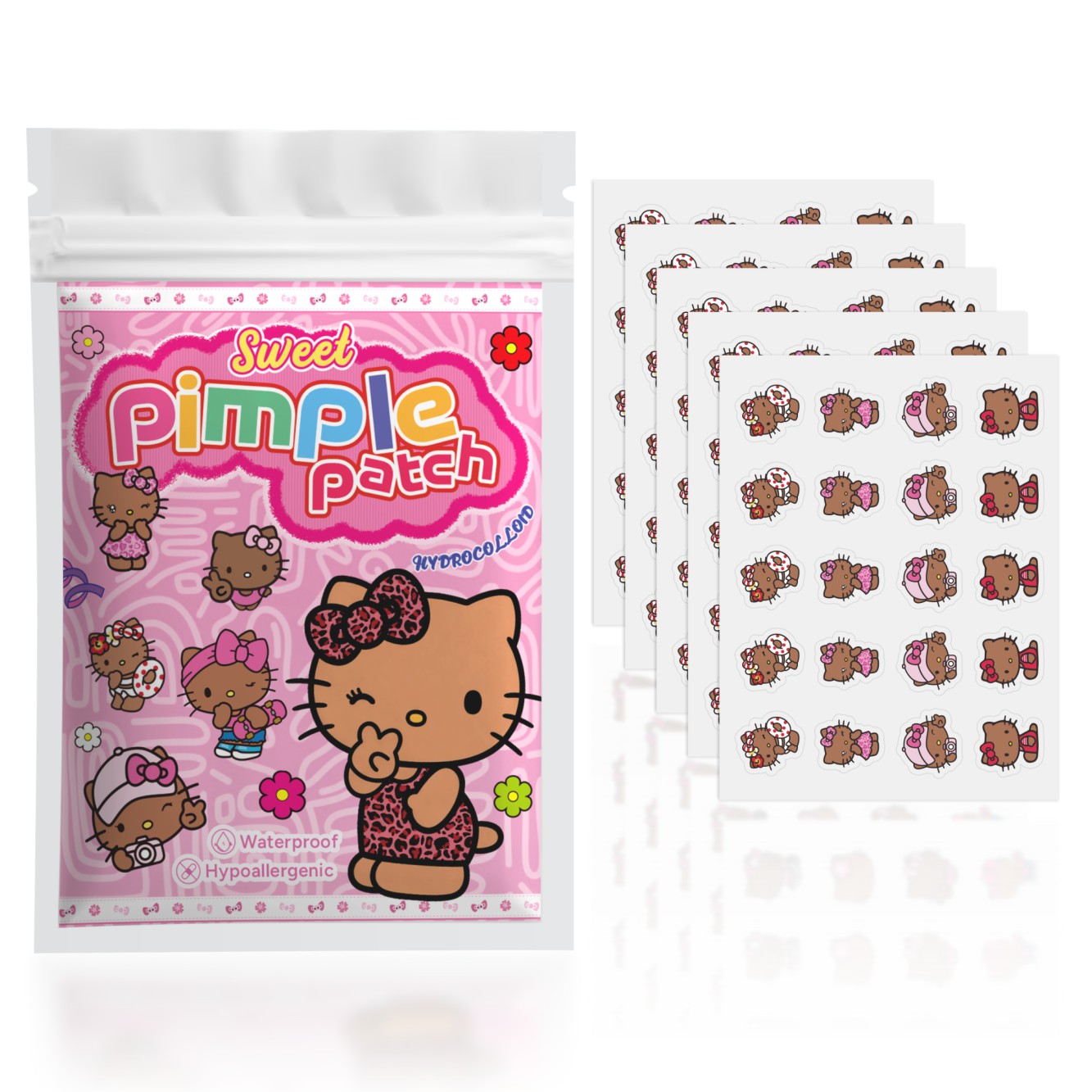 100PCS hello kitty Acne patche - огляд і ціна Skincare Moisturizer