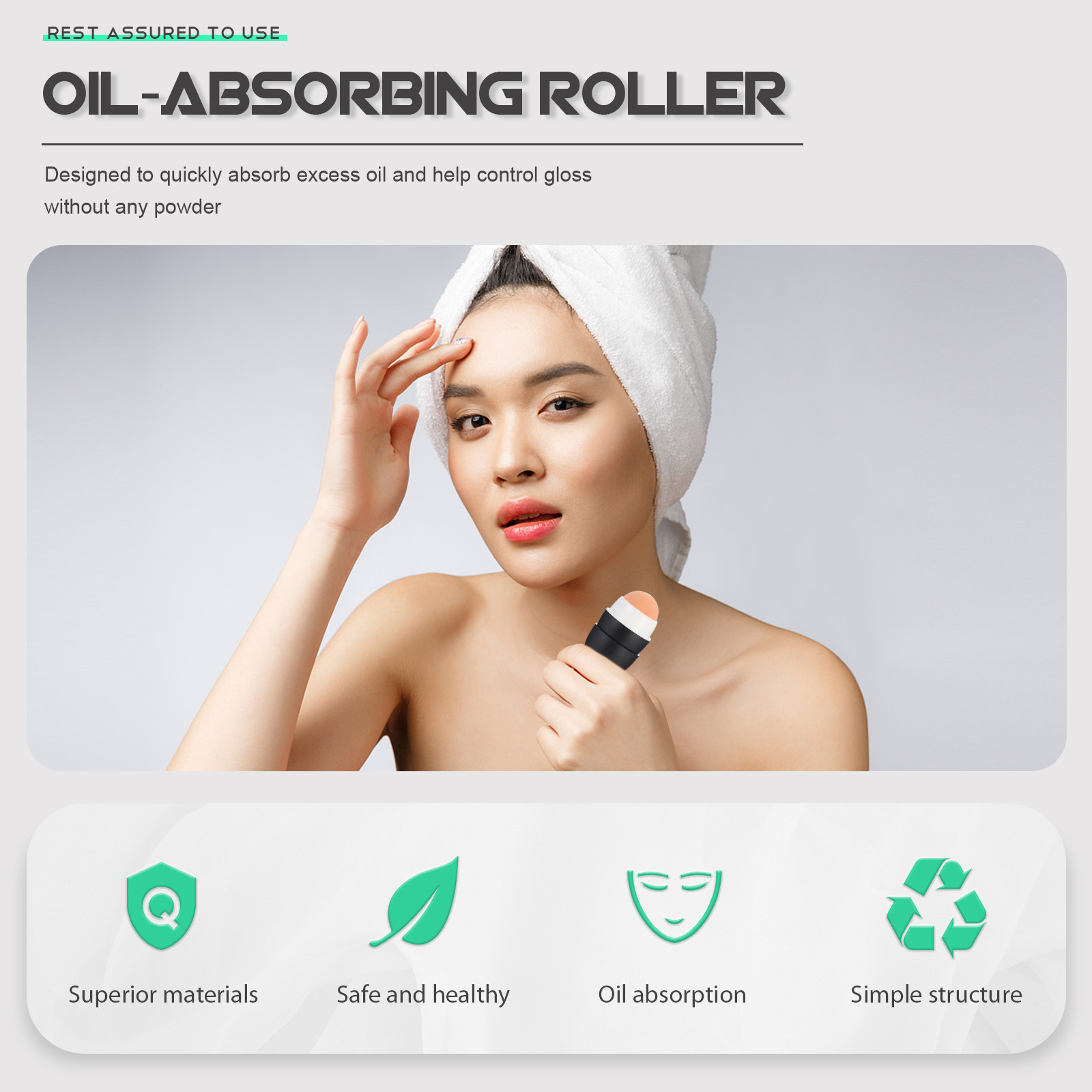 Skin Care Roller for Face Oil  - огляд і ціна Skincare Oil Control