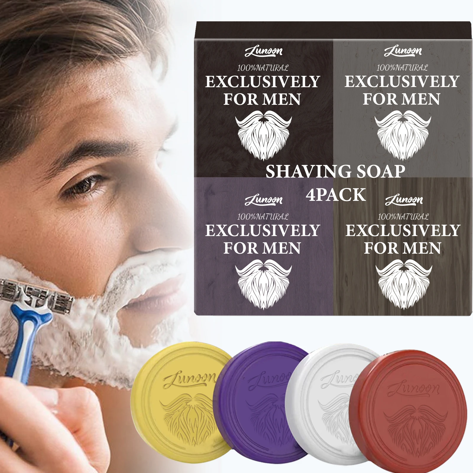 Sandalwood Shaving Soap for Me - огляд і ціна Skincare Natur E