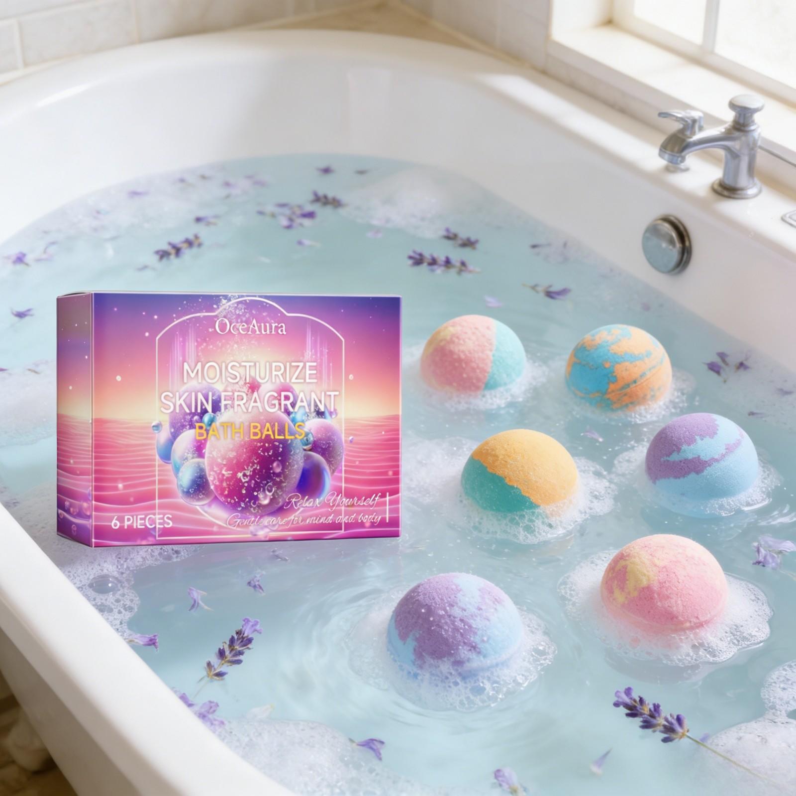 OceAura Bath Bubble Balls Soft - огляд і ціна Skincare Natur E