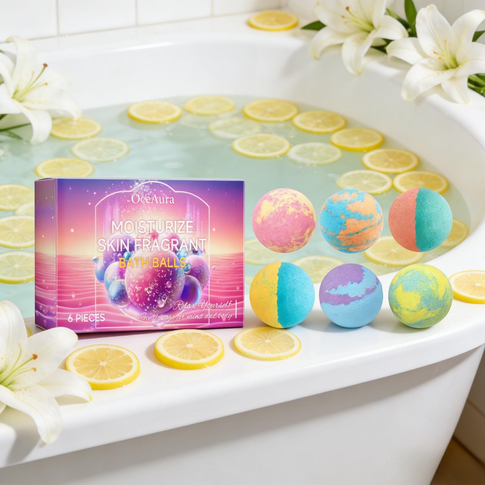 OceAura Bath Bubble Balls Soft - огляд і ціна Skincare Natur E