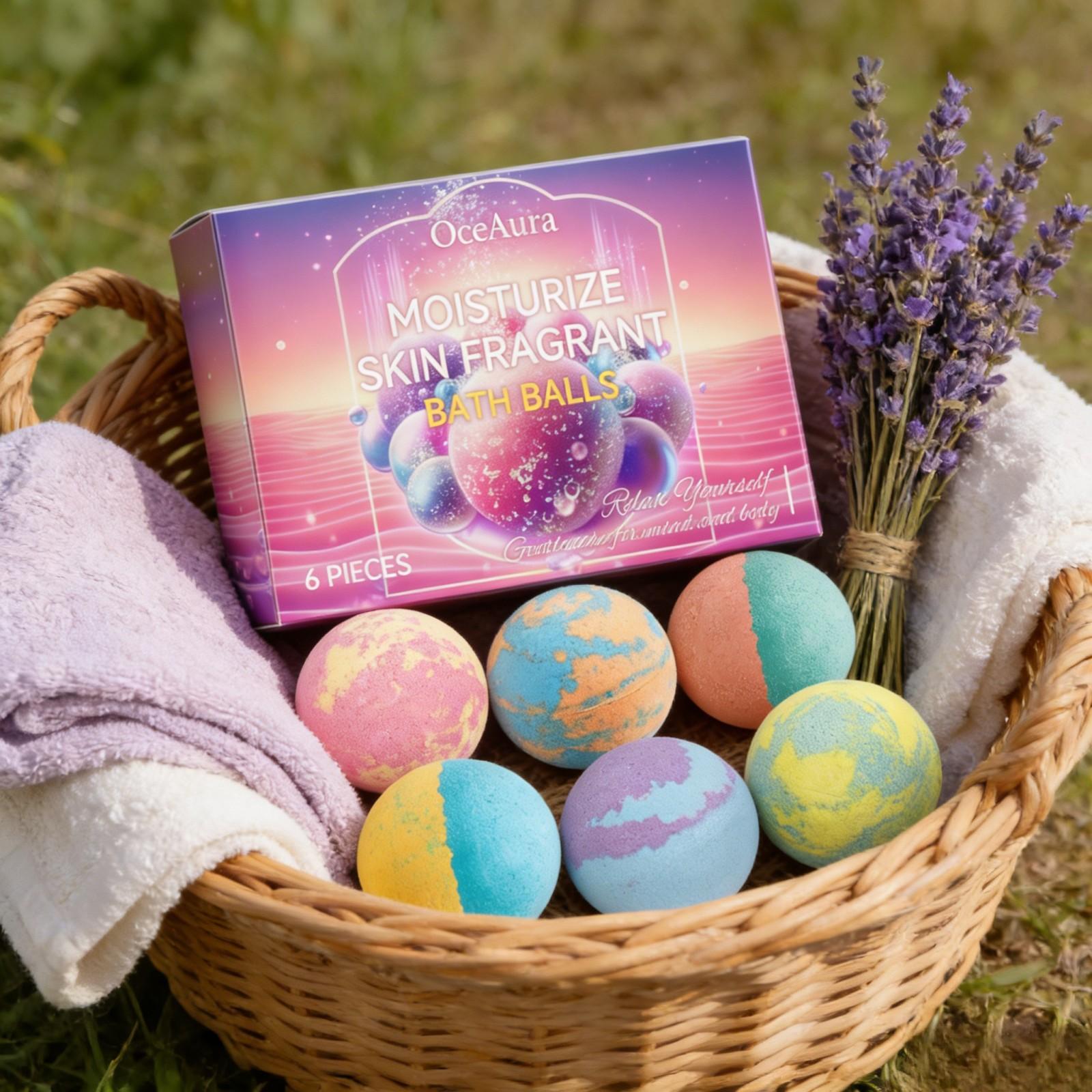 OceAura Bath Bubble Balls Soft - огляд і ціна Skincare Natur E