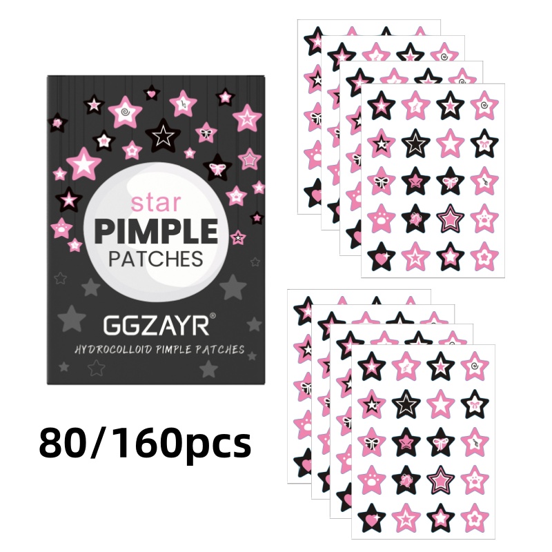 80/160pcs Star Acne Patch Set  - огляд і ціна Skincare Moisturizer