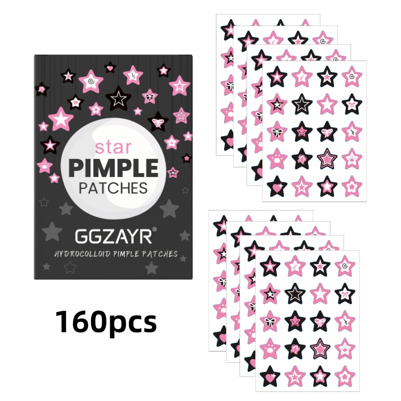80/160pcs Star Acne Patch Set  - огляд і ціна Skincare Moisturizer