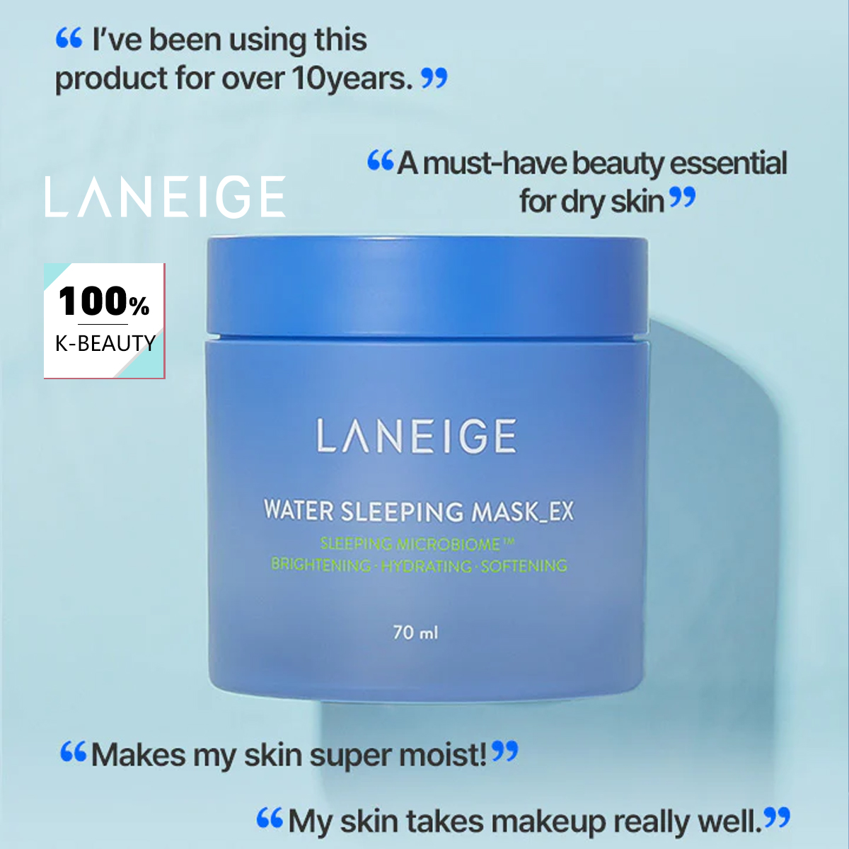 LANEIGE Water Sleeping Mask 70 - огляд і ціна Skincare Laneige