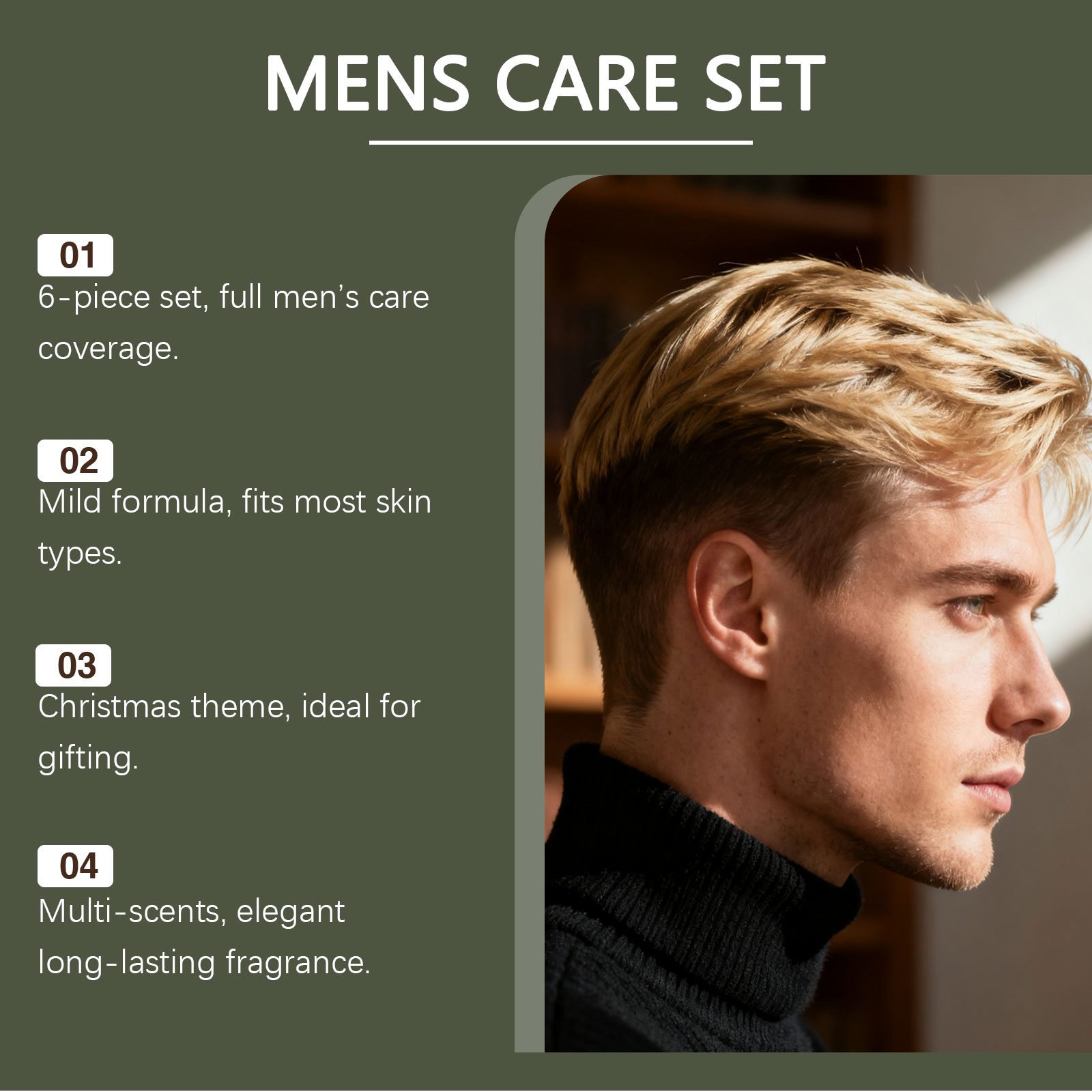 Men's Personal Care Set Beard  - огляд і ціна Skincare Natur E