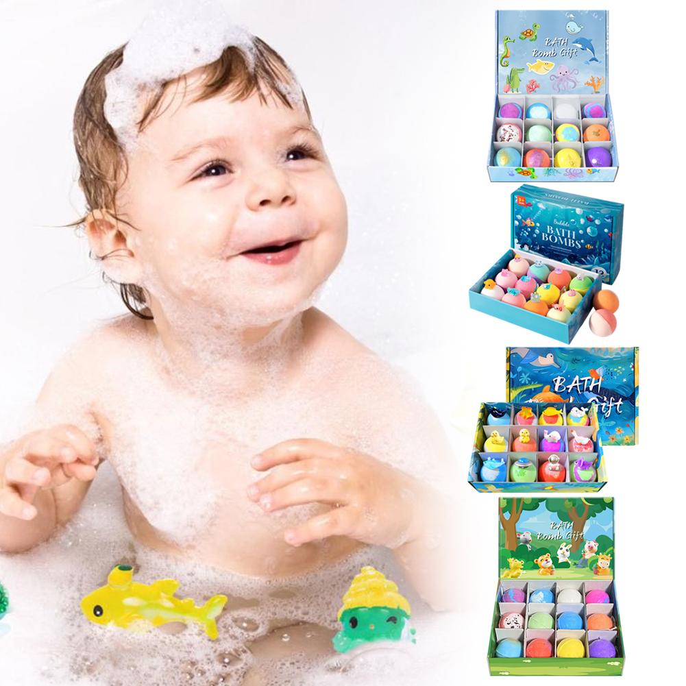 12Pcs Natural Kids Bath Bombs  - огляд і ціна Skincare Natur E