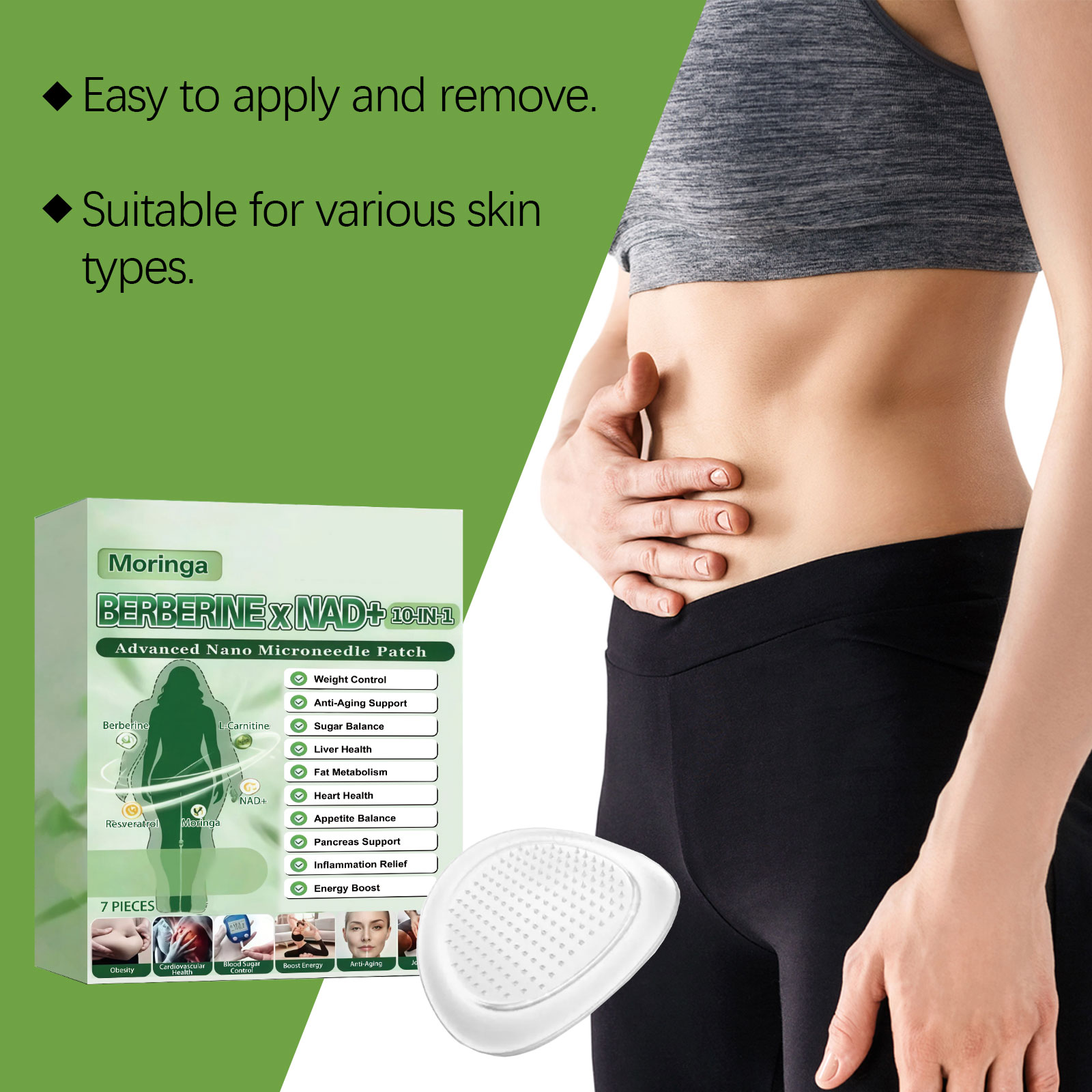 10 In 1 Overnight Microneedle  - огляд і ціна Skincare Natur E